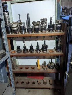 BT30 Tool Storage Rack