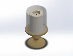 Candles and candle base