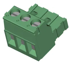 CIF030M5 - Sauro Plug, 3 Pin, Pitch 5.08mm