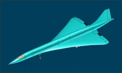 Concorde SST Solid Assembly Model
