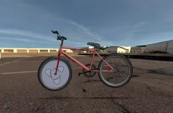 cycle with front wheel gyro