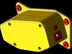 Diesel heater pump housing