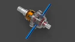 Differential gearbox