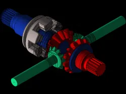 Differential gearbox
