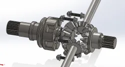 Differential gearbox