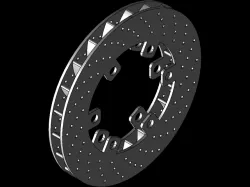 Dual Ventilated brake disk