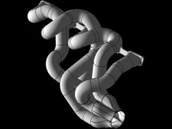 exhaust manifold left