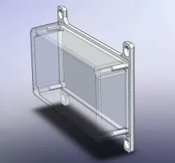 Gainta G0124F Aluminium enclosure with the flanges