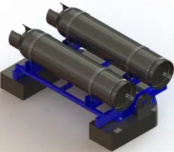 Gas tank support