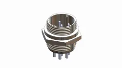 GX16 connector, 6 pins.