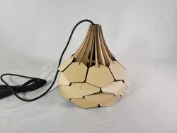 Hanging Pinecone Lamp 11in
