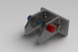 Helical gear demonstration