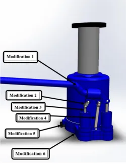 Hydraulic bottle jack