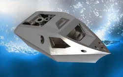 Interceptor Boat 3D Printer Test Print.