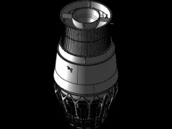 Jet engine nozzle with afterburner