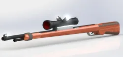 kar98  with 8x scope  sniper gun