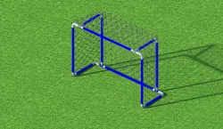 Kids play goal post