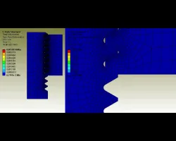 "M20x2.5 Bolt 2D Analysis with 3D Model"