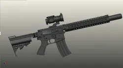 M68 Gun model