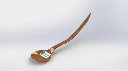 Mahogany spoon
