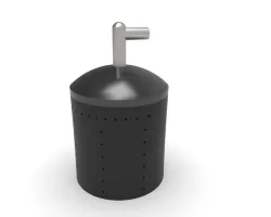 Mechanical plastic bin