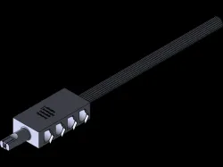 Muzzle brake concept (reversed active-reactive)