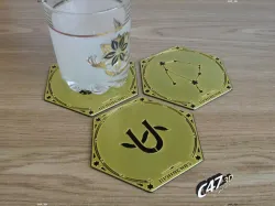 Ophiuchus Zodiac Coaster