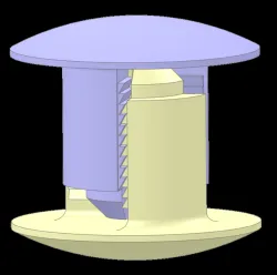 Ratchet Rivet to bond grommets