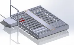 Roller conveyor trolley