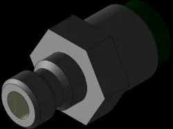 sample 2 plate mold design with cooling channel and ejector pin in NX library