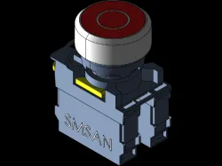 Scram button switch connection box button
