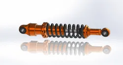 Shock absorber with spring 320mm