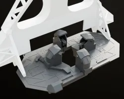 Spacex Launchpad  + Strongback 39A - Work In Progress