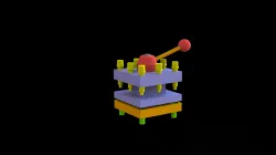 Square tool post