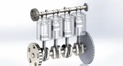 Straight 4 Cylinder Engine