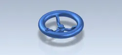 Studycadcam 3D CAD Exercise 539/ Steering Wheel/ Volante/Autodesk Inventor Pro