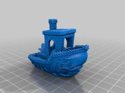 Supportless Ghostship Benchy (Fun Remix)