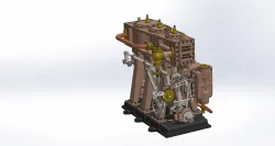 Triple Expansion Marine Steam Engine