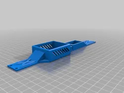 TT02 Chassis Stiffness bar with ESC and radio mount