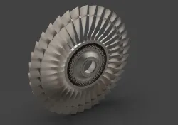 Turbo Fan Engine "CFM-56" Fan Assembly
