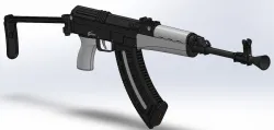 VZ58 Folding Stock (STP, STL, SLDPRT)