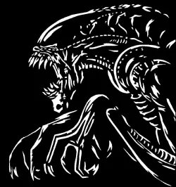 Xenomorph Alien stencil 5