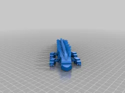 3D Articulating Dragon V2 (Updated)