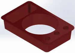 3D Printable Center Console Cup Holder Insert
