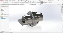 assembly of flange coupling