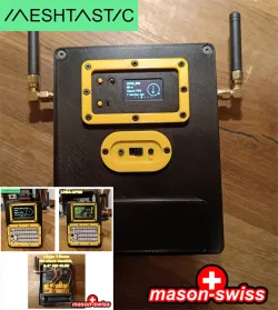 Backplate for Heltec lora 32 for the Meshtastic Lora APRS Case