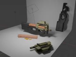 Blender Projet 03 P90 Stargate