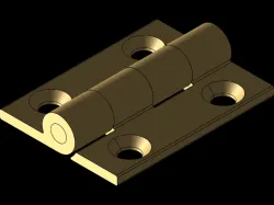 Brass Hinge 25x19mm