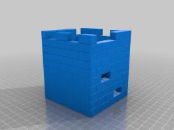 brick plant pot