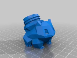 Bulbasaur Bottle Cap Container